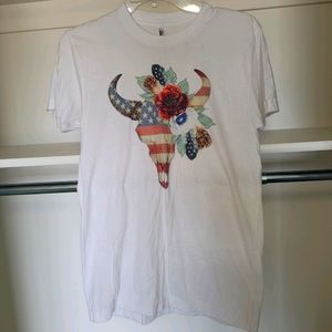 American Bison skull shirt